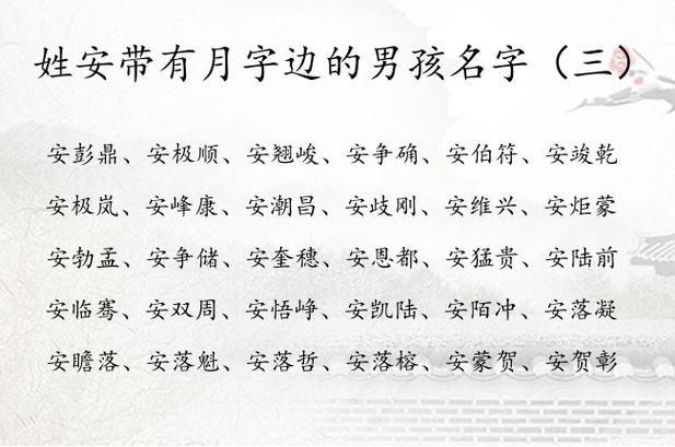 边姓男孩名字大全