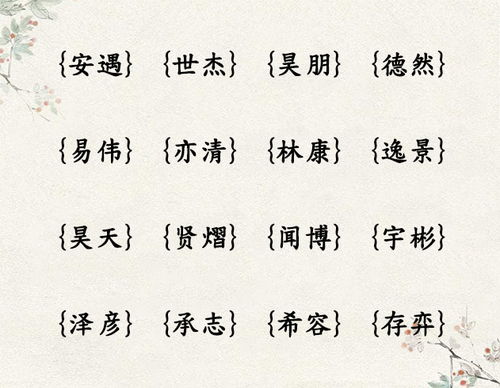 姓祁男宝宝名字