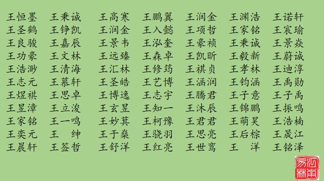 王姓女孩起名100分