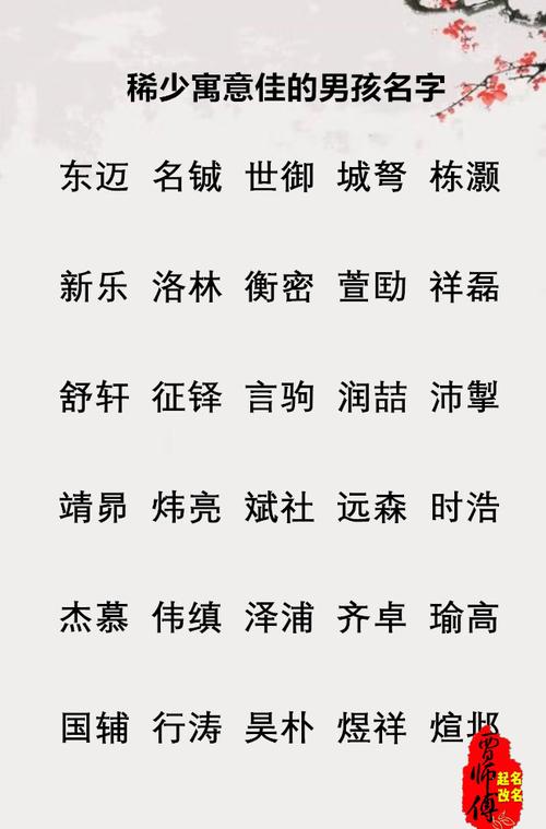 佳起名字寓意