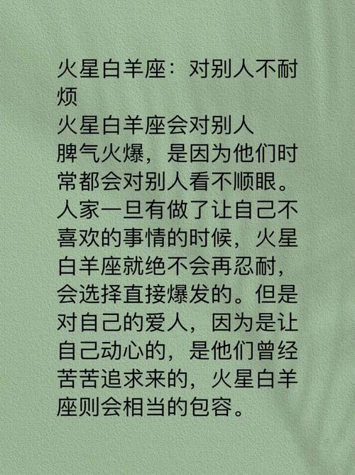 外表暴躁，内心温柔星座特质分析项目工作计划