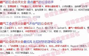 **霸气起名探索公会名字大全的文化魅力**

短视频