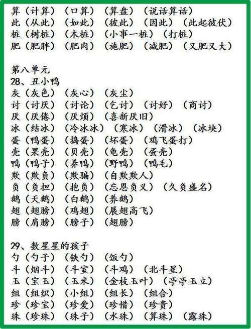 烫字组词