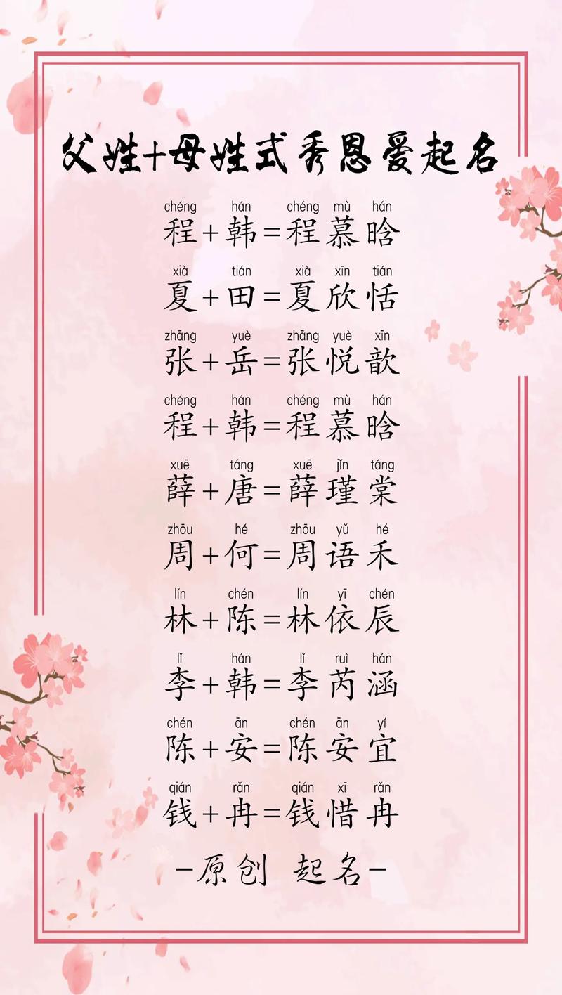 可爱女名字萌名大全