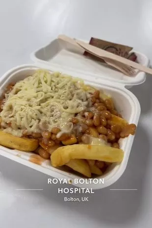 一名男子花了1万英镑在英国医院的食堂吃饭，声称那里的食物比南多的好吃